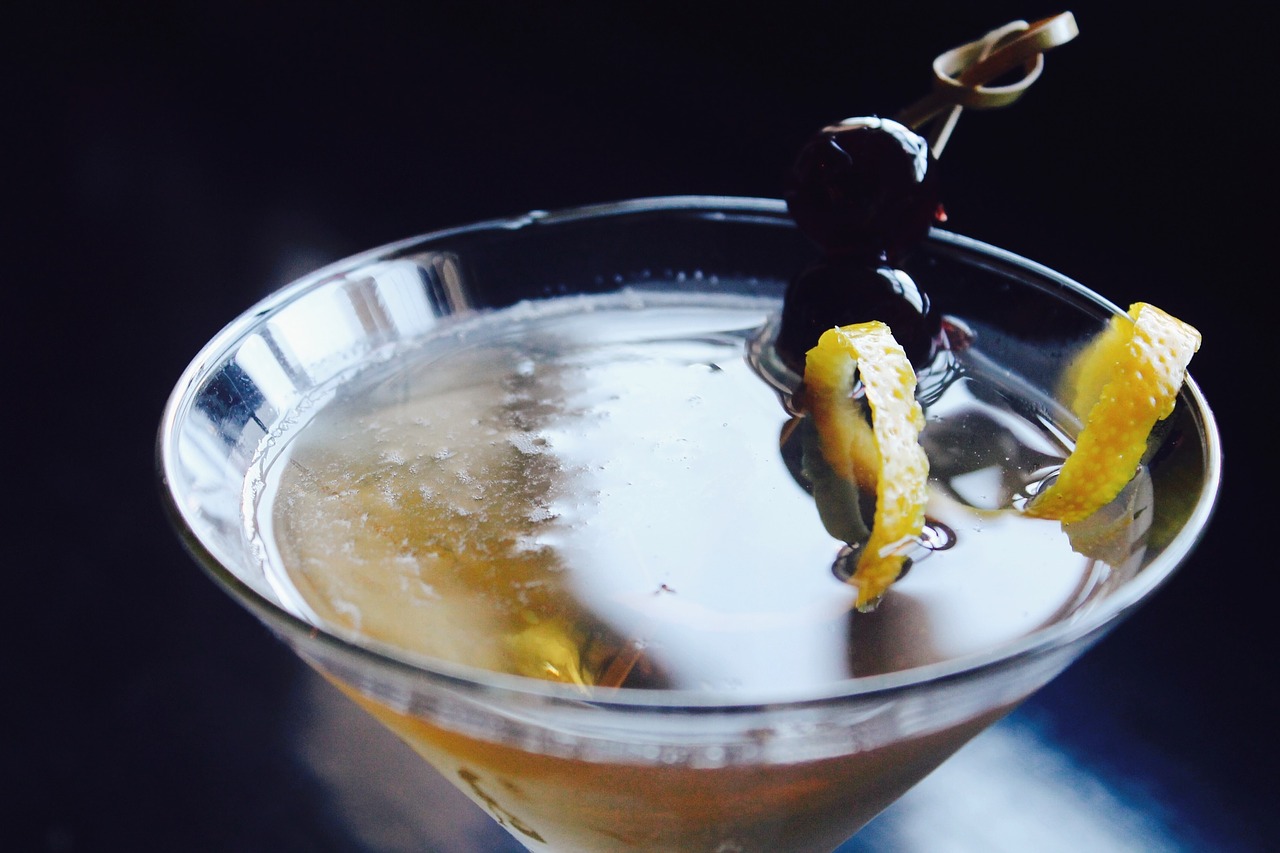 image of martini with twist